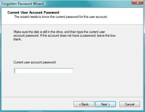 current user account password